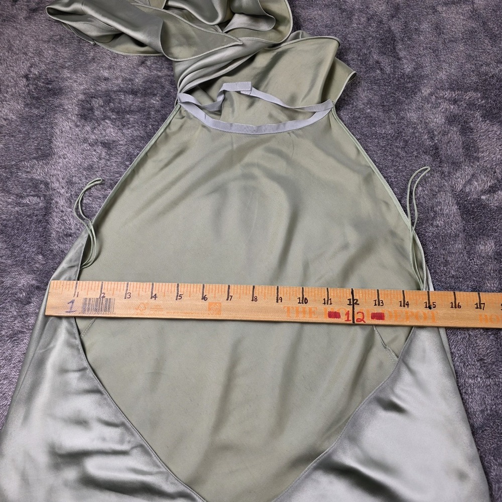 Ralph Lauren Purple Label Chilton Washed Satin Evening Dress Size 14 $3490 - Picture 4 of 11